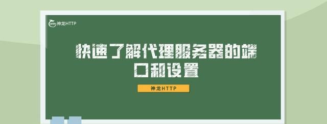 使用ip代理前,快速了解代理服务器的端口和设置