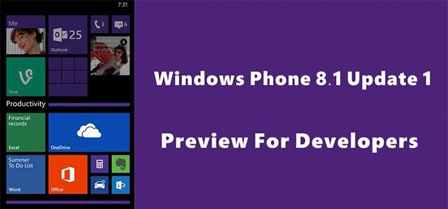 wp8如何升级wp8.1开发者预览版