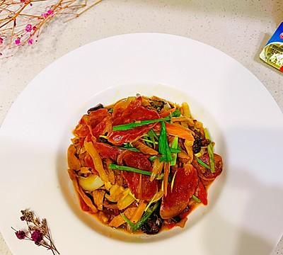 #一口新年味，全家享佳味#黄油年菜什锦合菜